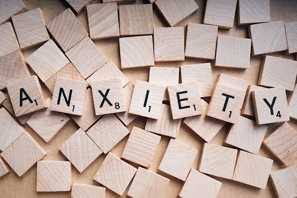 anxious or anxiety