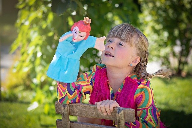 Child playing - back to school